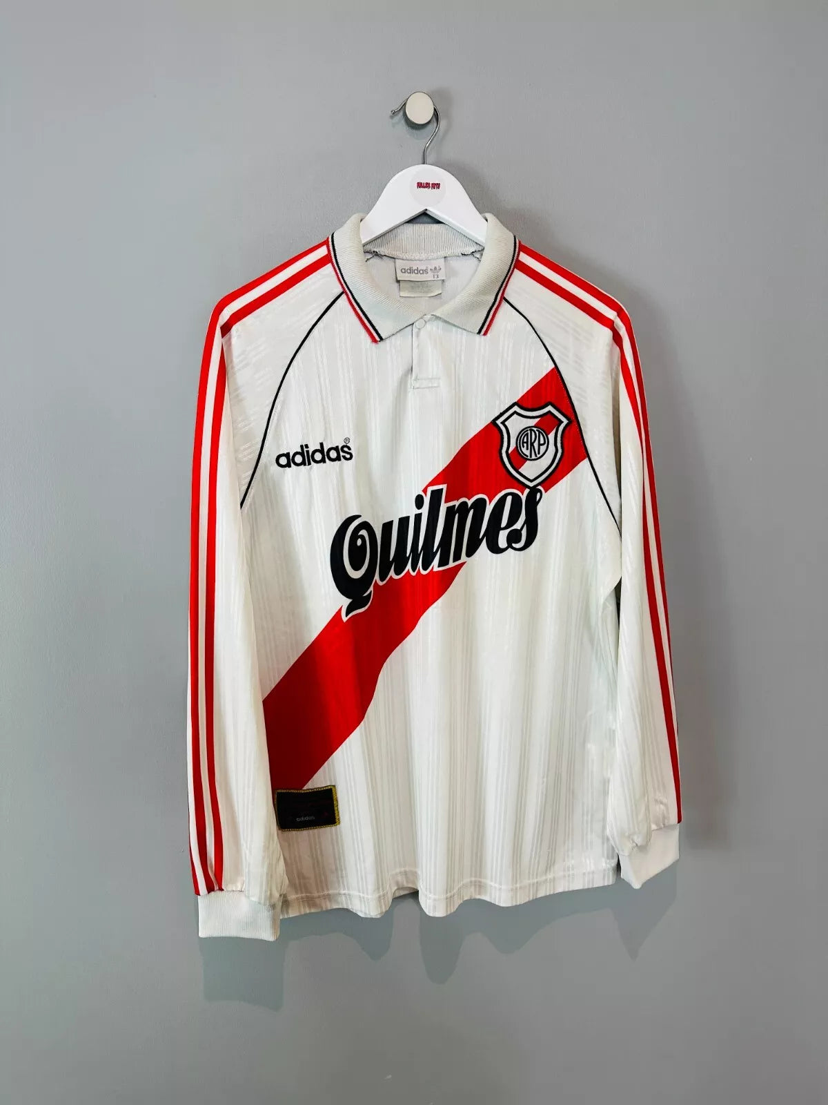 RIVER PLATE 1995/96 HOME SHIRT (L) ADIDAS