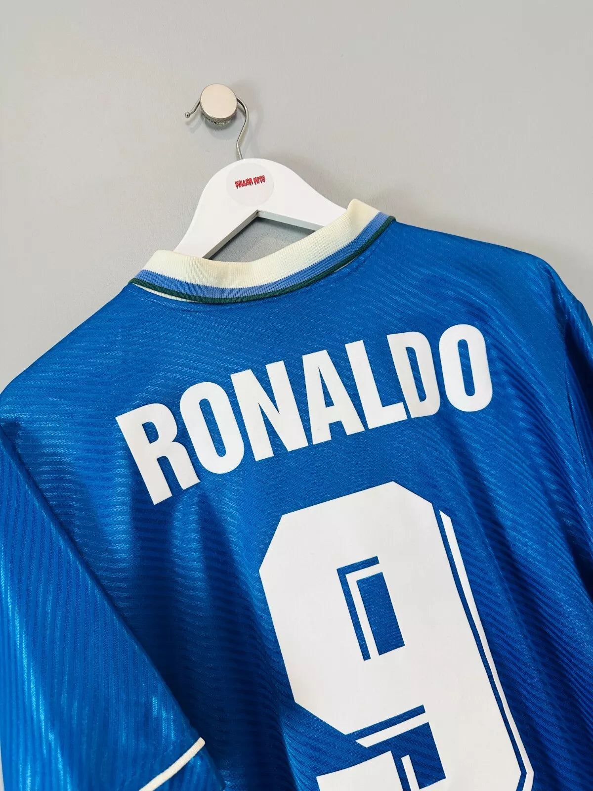 BRAZIL 1994/97 AWAY SHIRT (M) UMBRO (RONALDO #9)