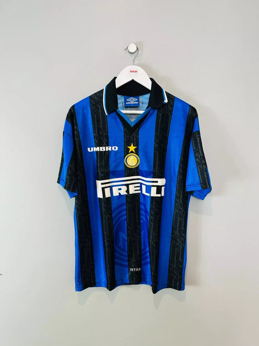 INTER MILAN 1997/98 HOME SHIRT (M) UMBRO
