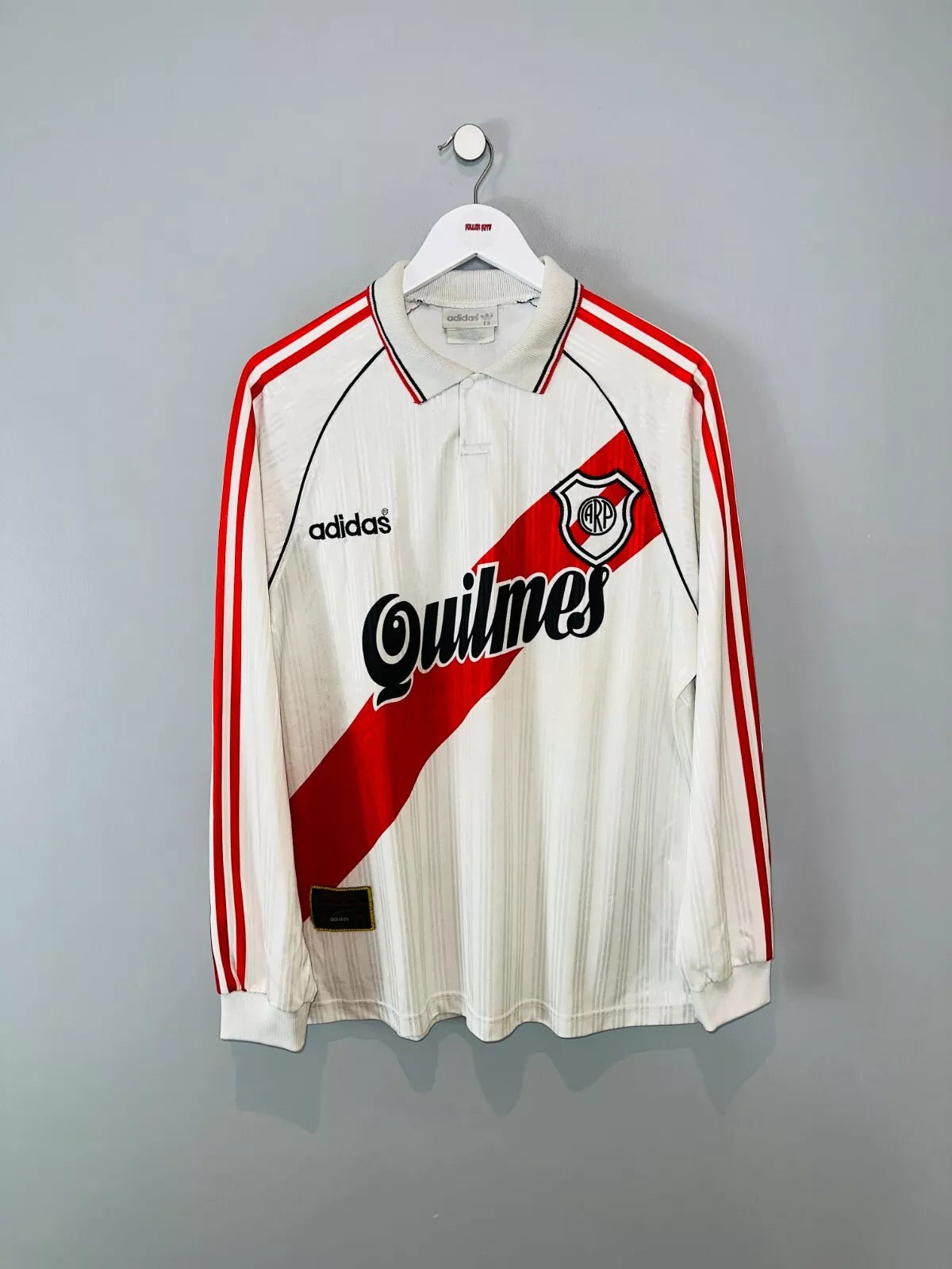 RIVER PLATE 1995/96 HOME SHIRT (L) ADIDAS